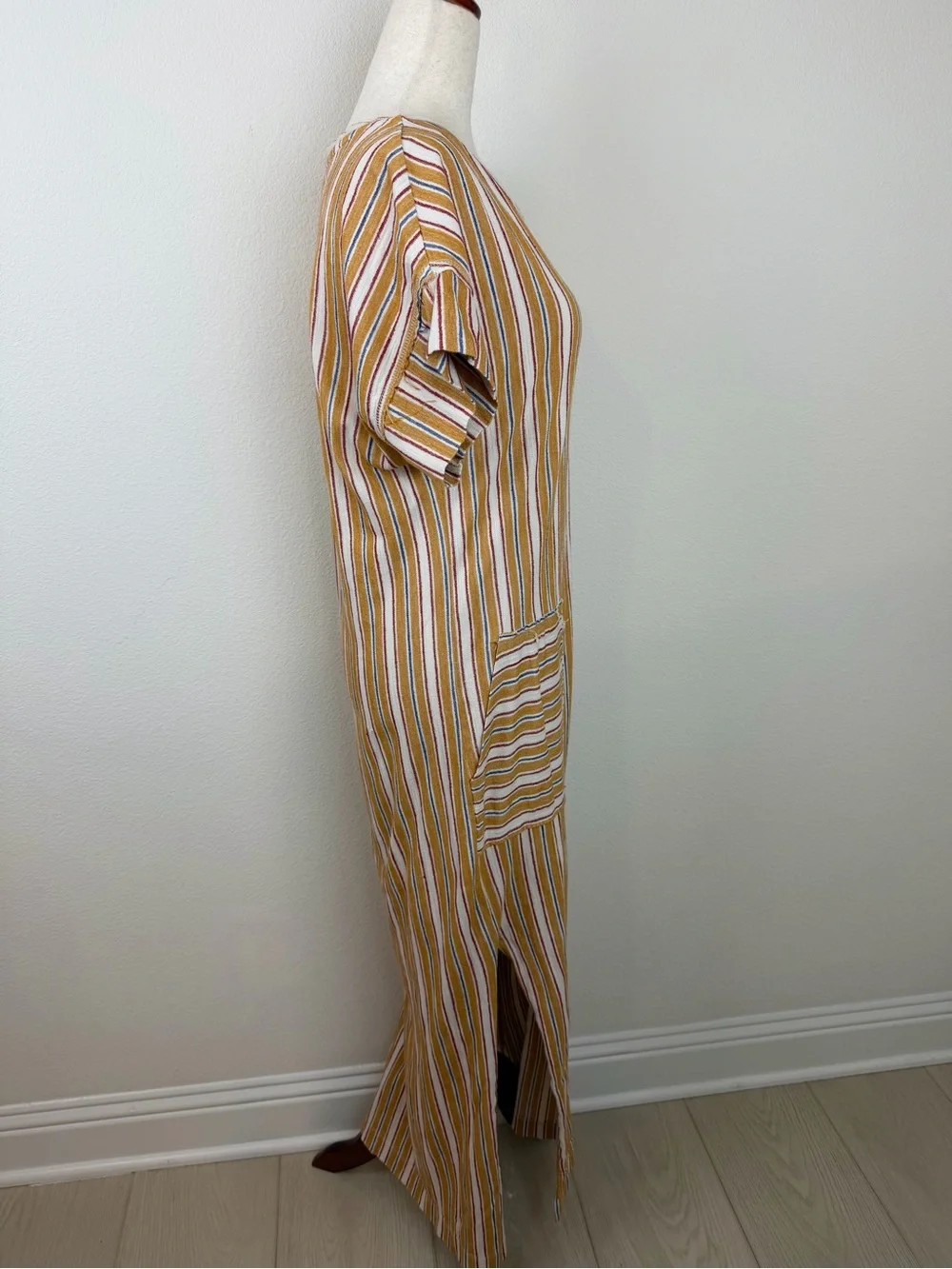 Free People Beach Endless Summer Marguerite Tee Maxi Dress Sand Combo Size Small